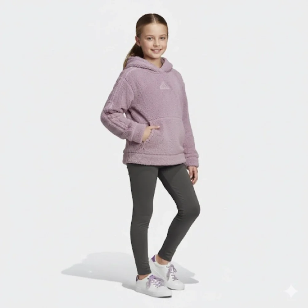 NWOT Adidas  girl sherpa hoodie